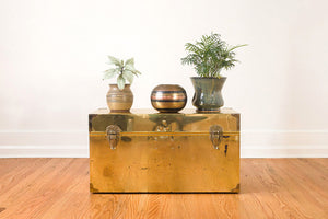 Brass Trunk Coffee Table