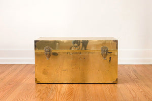 Brass Trunk Coffee Table