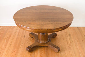 Quartersawn Oak Farm Table