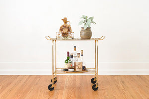 Brass Bar Cart