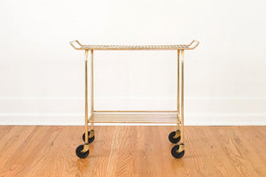 Brass Bar Cart
