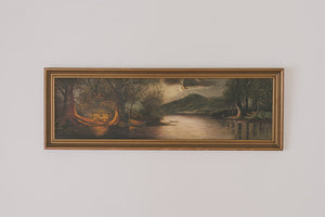 Original Campsite Painting