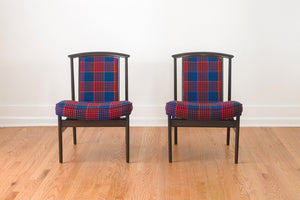 MCM Plaid Dux Chairs