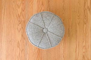Wool & Brass Ottoman