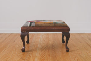 Vintage Quilt Ottoman
