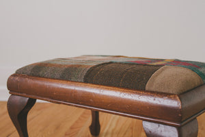 Vintage Quilt Ottoman