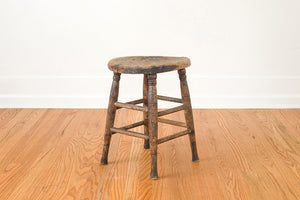 Wood Farmhouse Stool
