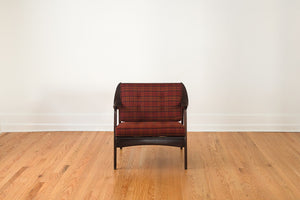 MCM Plaid Yugoslavian Chair