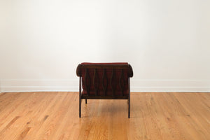 MCM Plaid Yugoslavian Chair