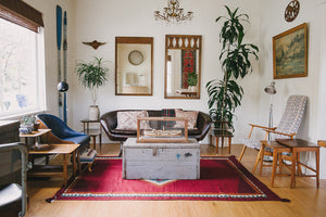 Swedish Ikat Lounge Chair