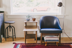 Saddle Blanket Footstool