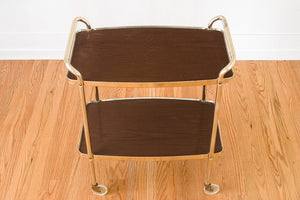 MCM Brass Bar Cart