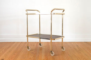 MCM Brass Bar Cart