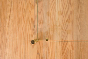 Brass & Glass Side Table
