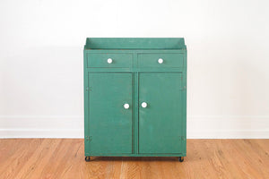 Green Farmhouse Cabinet