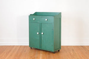 Green Farmhouse Cabinet