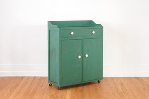 Green Farmhouse Cabinet