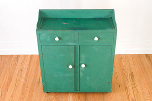 Green Farmhouse Cabinet