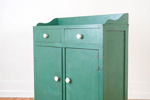 Green Farmhouse Cabinet