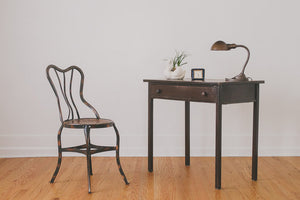 1930's Metal Writing Desk