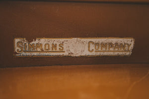 1930's Metal Writing Desk