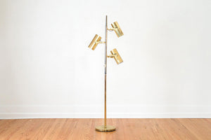 MCM Brass Floor Lamp