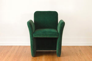 Mario Bellini Velvet Chairs