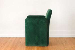 Mario Bellini Velvet Chairs