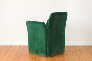 Mario Bellini Velvet Chairs