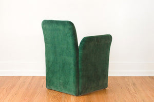 Mario Bellini Velvet Chairs