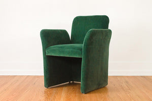 Mario Bellini Velvet Chairs