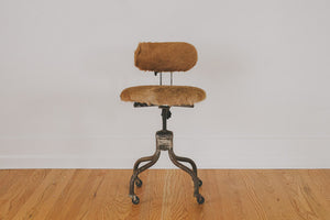 Deer Hide Desk Chair