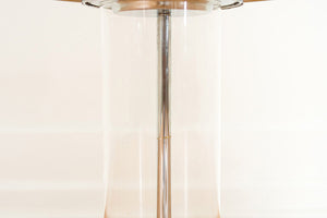 Chrome & Lucite Side Table