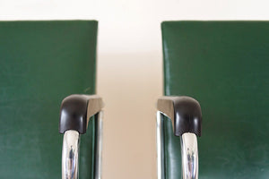 Chrome Deco Club Chairs
