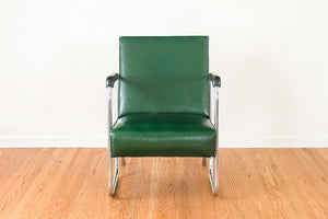 Chrome Deco Club Chairs