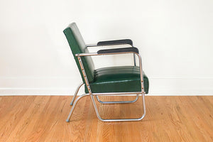 Chrome Deco Club Chairs