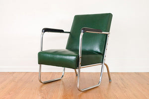 Chrome Deco Club Chairs