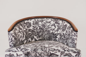 Mid Century Floral Chair
