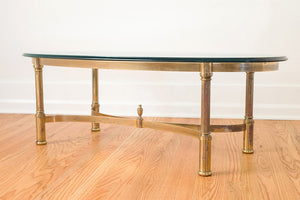 Brass & Glass Coffee Table