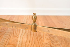 Brass & Glass Coffee Table