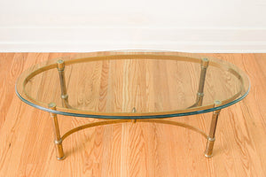 Brass & Glass Coffee Table