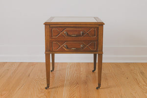 MCM Stone Top Side Tables