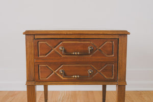 MCM Stone Top Side Tables