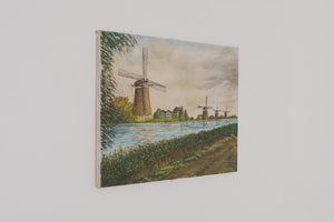 Original Dutch Windmill Painting