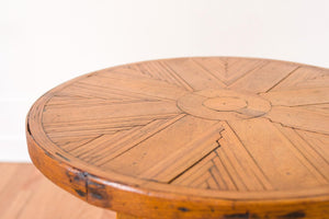 Rustic Wood Side Table