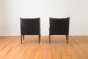 Vintage Tufted Slipper Chairs