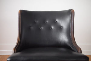 Vintage Tufted Slipper Chairs
