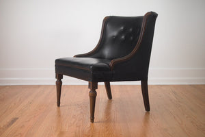 Vintage Tufted Slipper Chairs