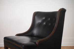 Vintage Tufted Slipper Chairs
