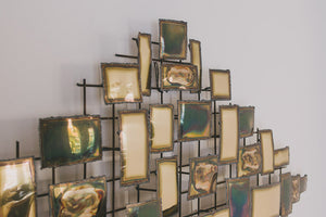 MCM Bronze Wall Sculpture